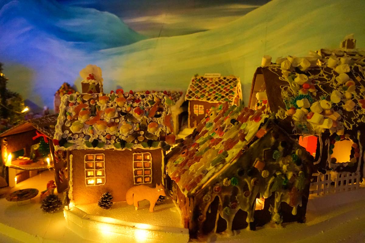 The annual Gingerbread Town in Bergen