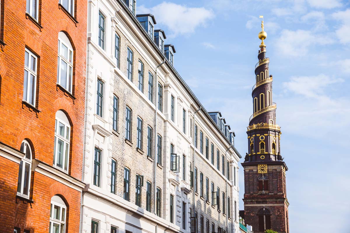 The famous spiral at the Church of our Saviour, Copenhagen