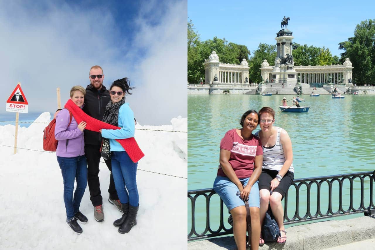 Friends sightseeing in Europe travel friendships