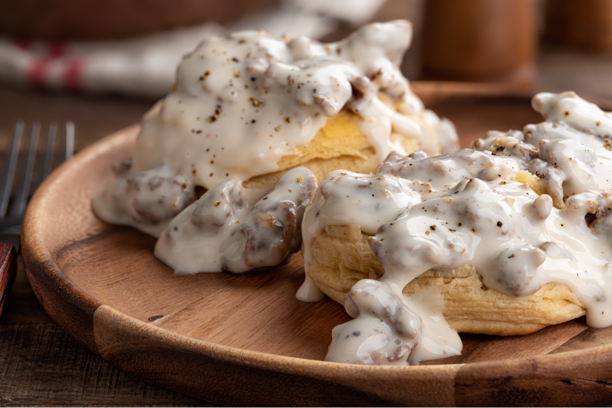 Biscuits and gravy 4th of July food