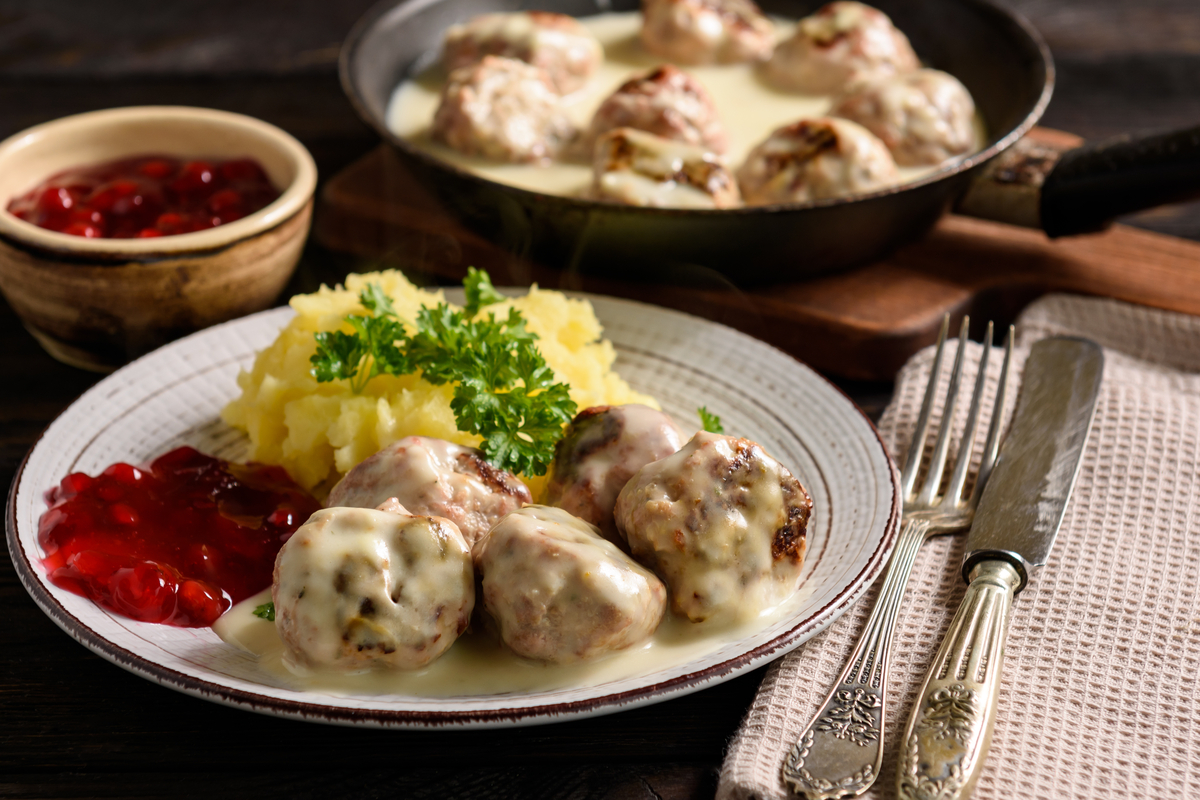 Swedish meatballs, sweden