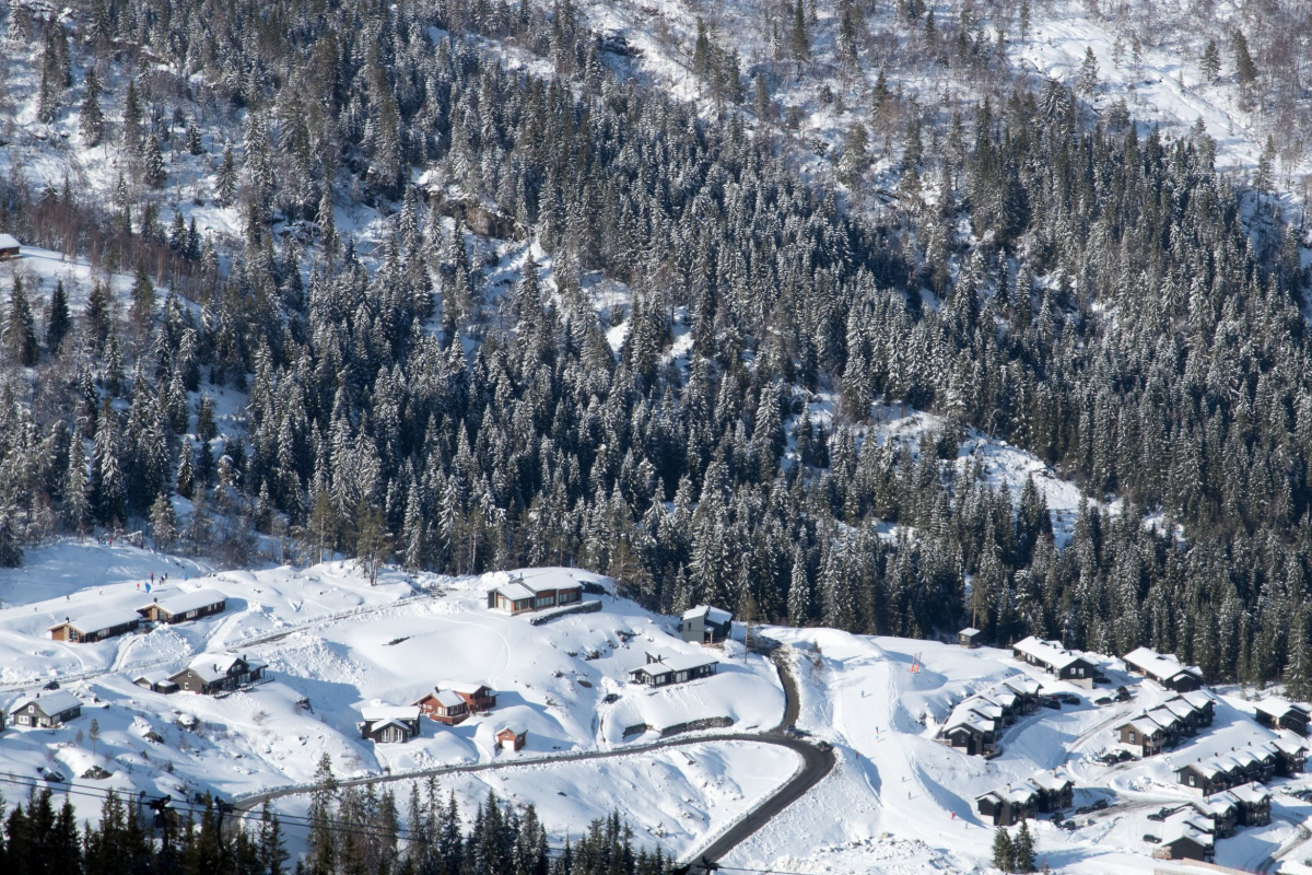 Voss, Norway, ski resort