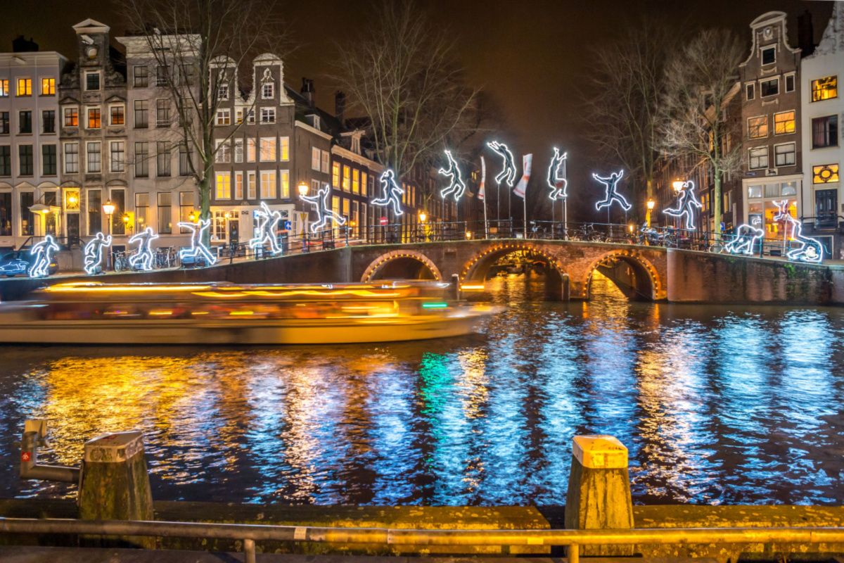 Amsterdam Light Festival, Christmas Lights, the Netherlands