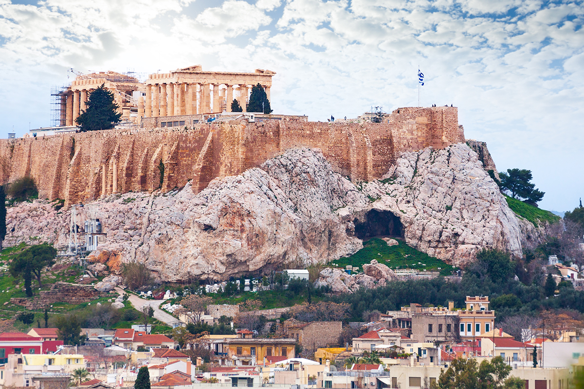 Acropolis of Athens view, World Photography Day