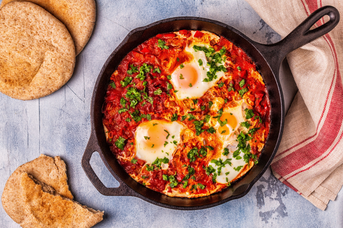 Shakshuka, North Africa, Middle East, eggs