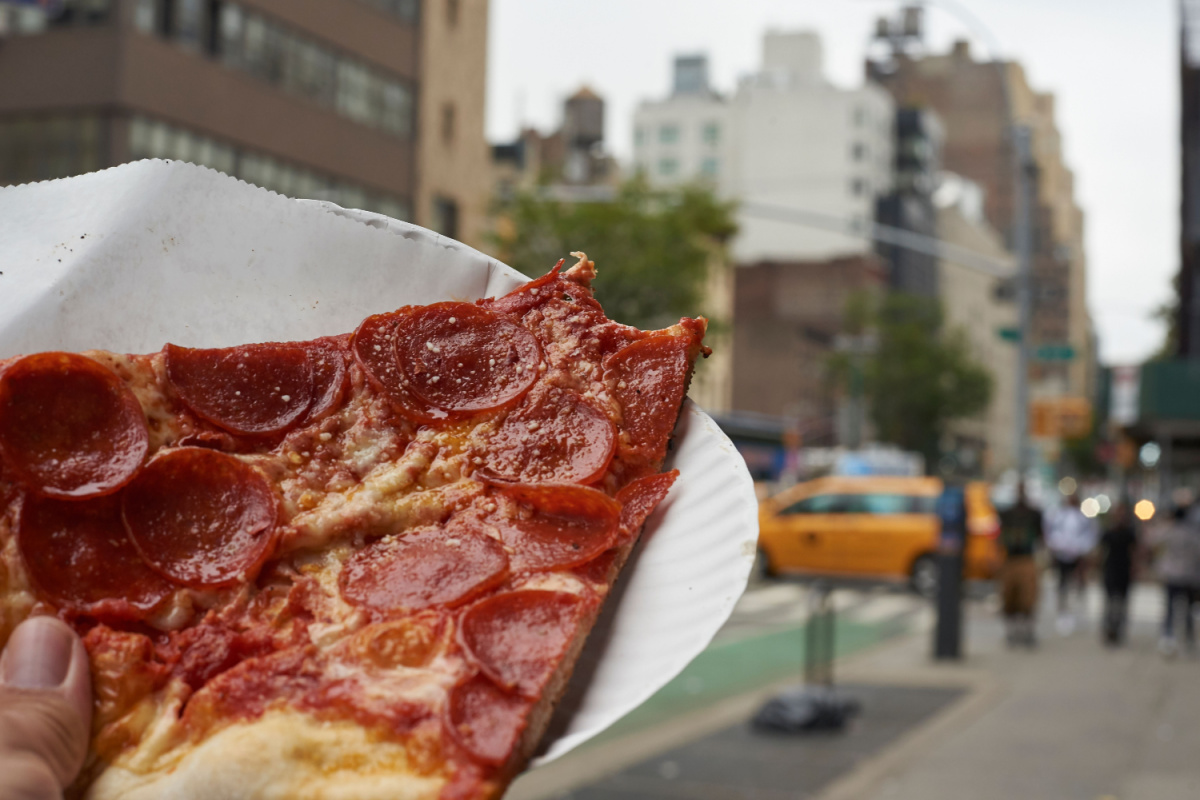 A New York Slice of Pepperoni