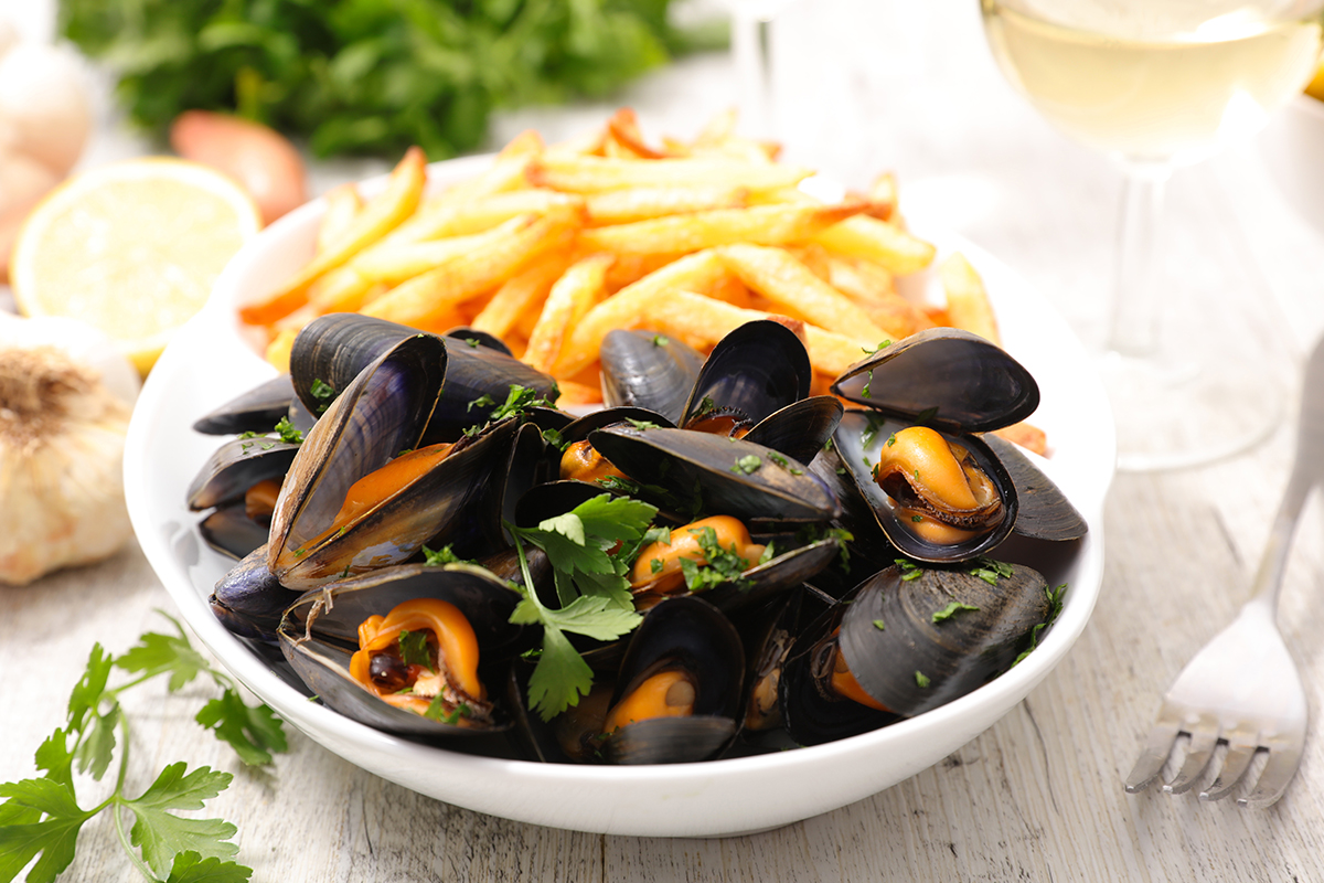 Best french fries – Moules Frites