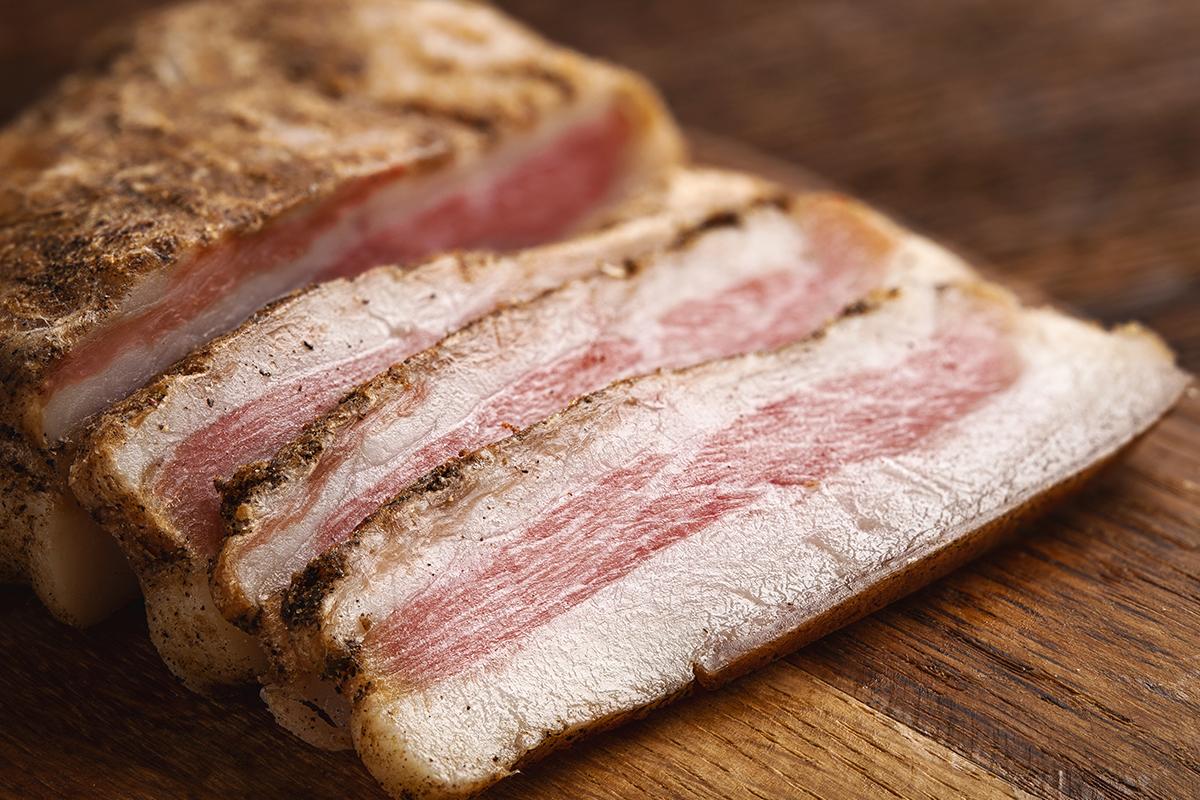 Italian deli meats – Guanciale