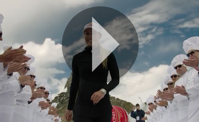 Video of the Week: Roger Federer & Lindsay Vonn at Jungfraujoch