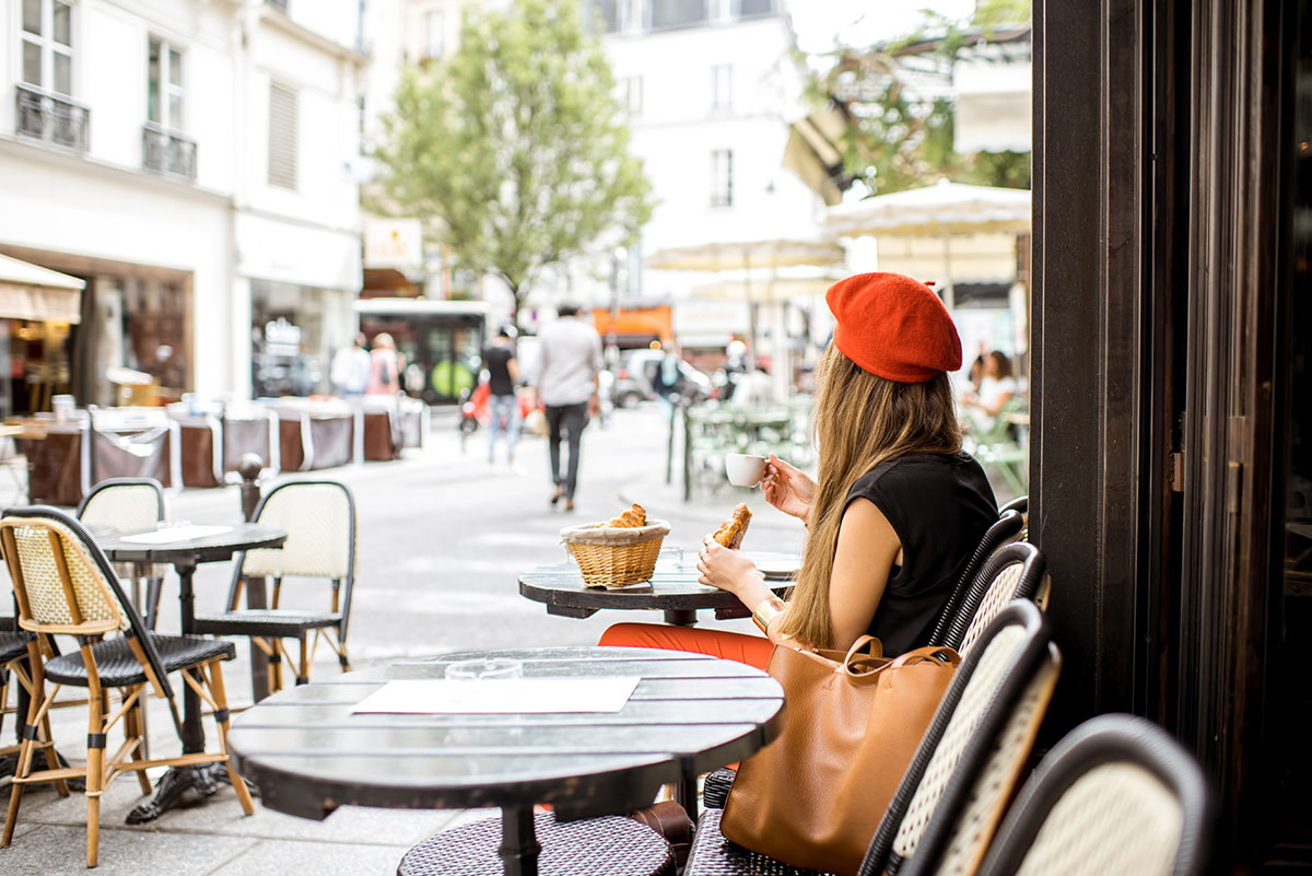croissants and coffee in paris - bus tour to france - expat explore