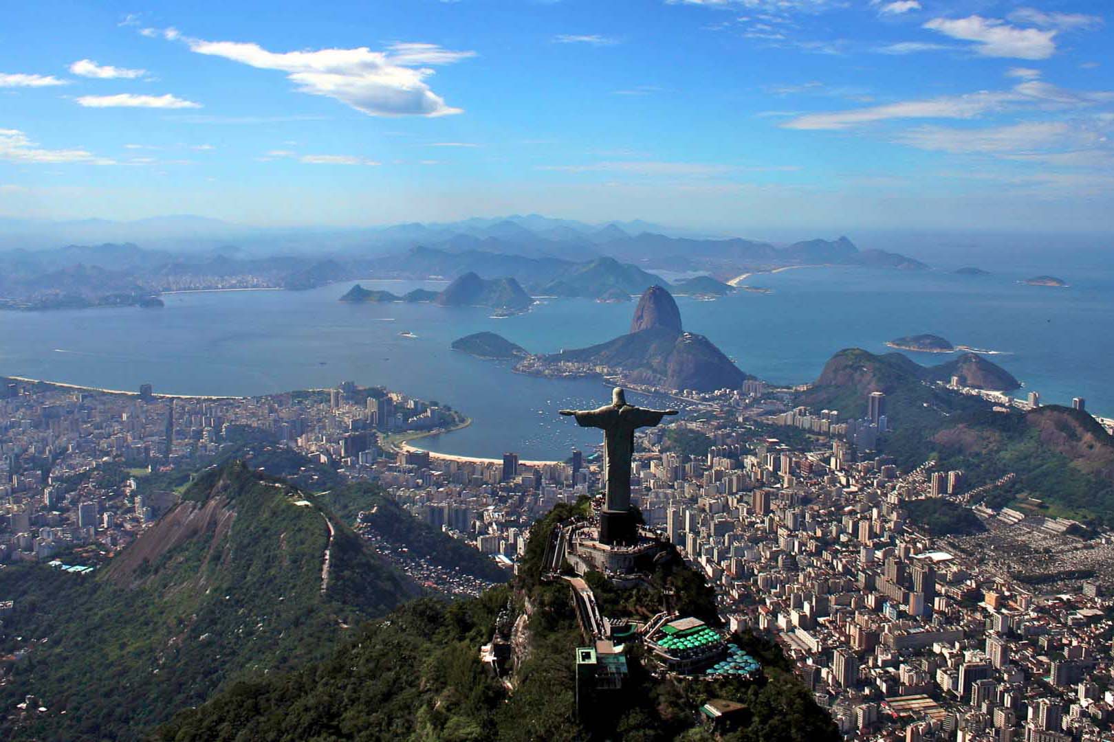 View of Rio de Janeiro and Christ the Redeemer Brazil