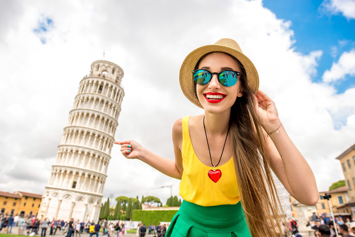 Experience the famous leaning tower of Pisa