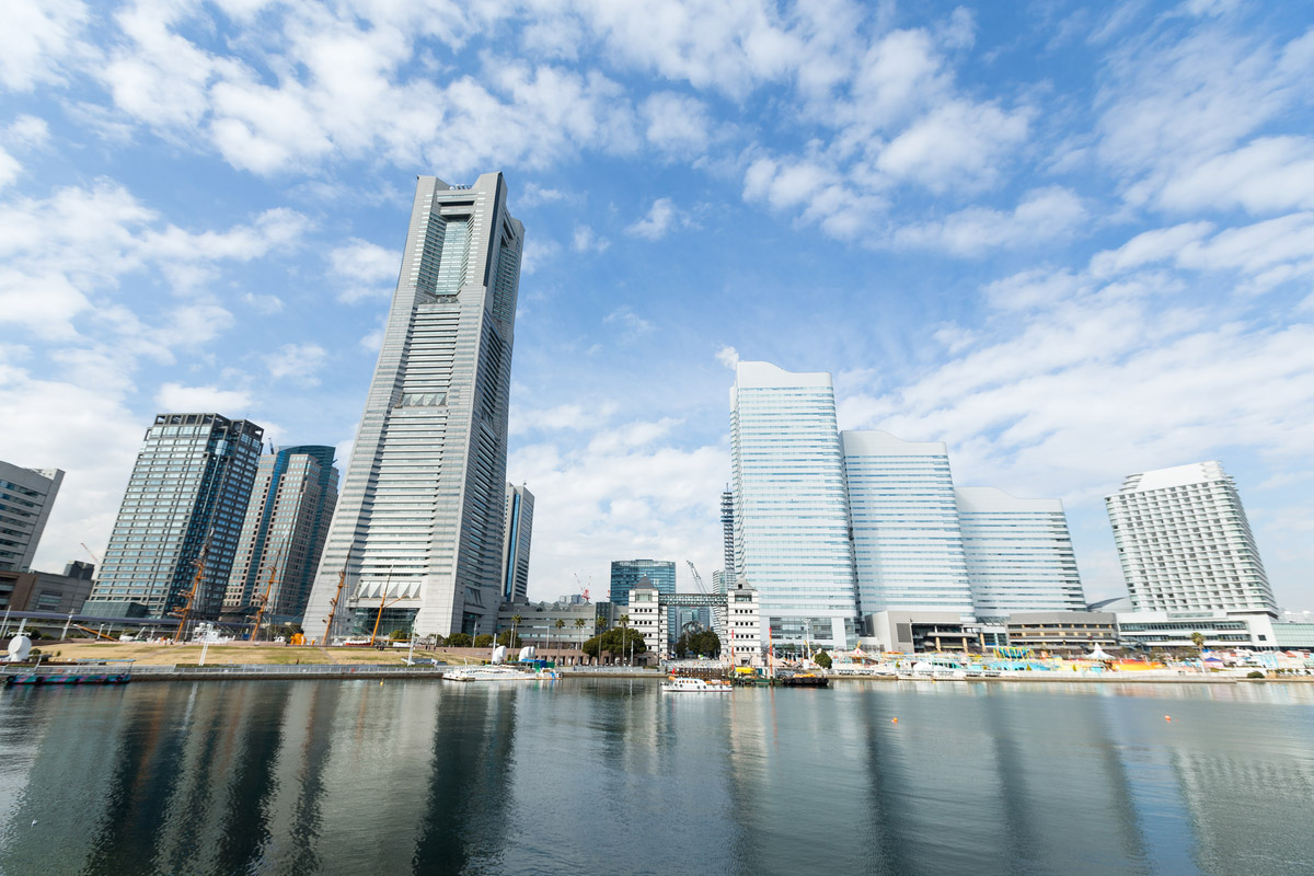 Yokohama city in Japan